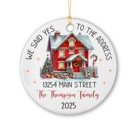 Nous Avons Dit Oui À L'Adresse Ornement Suspendu Décoratifs Pendentif De Noël Mignon Décoration De Noël A Suspendre pour Mariage Jardin Maison