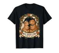 Nous Avons Dit Oui Capybara Couple Mariage T-Shirt