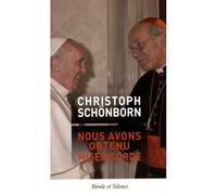 Nous avons obtenu misericorde - Cardinal Christoph Schönborn - Parole Et Silence Eds - Poche - Essai