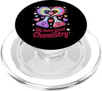 Nous Avons Un Grand Amour de la Chimie et de la Science pour la Saint-Valentin PopSockets PopGrip pour MagSafe