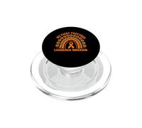 Nous combattons Ensemble Le Guerrier de la leucémie Orange Boho Rainbow PopSockets PopGrip pour MagSafe
