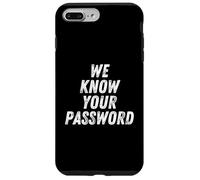 Nous connaissons Votre Mot de Passe Computer Hacker Bitcoin Ransomware Coque pour iPhone 7 Plus/8 Plus