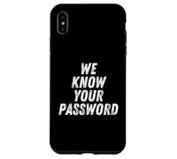 Nous connaissons Votre Mot de Passe Computer Hacker Bitcoin Ransomware Coque pour iPhone XS Max