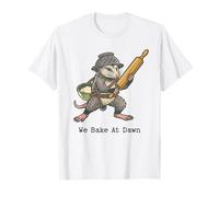 Nous cuisinons à l'aube Opossum Baker Funny Chef Possum T-Shirt