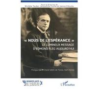 « Nous de l’espérance » – Le lumineux message d’Edmond Fleg aujourd’hui – L'Harmattan