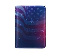 Nous Drapeau Étoile Détenteur d'un Passeport Titulaire Etui en Cuir Véritable Couverture de Passeport pour Voyage Hommes Femmes