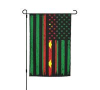 Nous Et Le Peuple Ewe Bannière Double Face Drapeaux Décoratif Drapeau De Jardin Pour Extérieure Fêtes Toutes Les Saisons 30X45cm