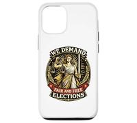 Nous exigeons des élections Libres et équitables Lady Justice Coque pour iPhone 12/12 Pro