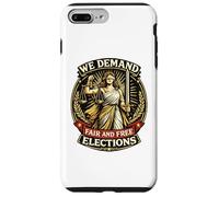Nous exigeons des élections Libres et équitables Lady Justice Coque pour iPhone 7 Plus/8 Plus