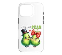 Nous fabriquons Un Superbe Motif de Poire avec Un Joli Jeu de Mots en Forme de Poire Coque pour iPhone 16 Pro