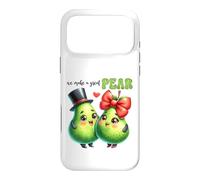 Nous fabriquons Un Superbe Motif de Poire avec Un Joli Jeu de Mots en Forme de Poire Coque pour iPhone 17 Pro Max