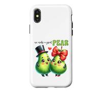 Nous fabriquons Un Superbe Motif de Poire avec Un Joli Jeu de Mots en Forme de Poire Coque pour iPhone X/XS