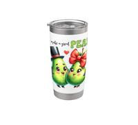 Nous fabriquons un superbe motif de poire avec un joli jeu de mots en forme de poire Gobelet isotherme en acier inoxydable double paroi