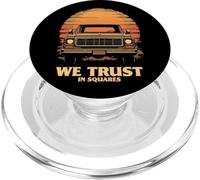 Nous Faisons Confiance à la carrosserie de Camion Classique Squares PopSockets PopGrip pour MagSafe