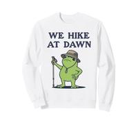 Nous Faisons de la randonnée à l'aube Frog Hiker Trekking Sunrise Sweatshirt