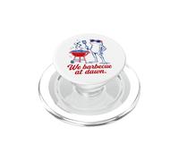 Nous Faisons Un Barbecue à l'aube Frog BBQ Funny PopSockets PopGrip pour MagSafe