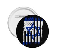 Nous, je me tiens avec Israël, épingles à boutons, drapeau américain d'israël, priez pour Israël, bouton fort, soutien d'israël, badge rond pour vêtements, sac, chapeau