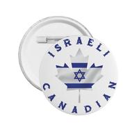 Nous, je me tiens avec Israël, épingles à boutons, épingle du drapeau du Canada et d'Israël, priez pour Israël, bouton fort, soutien à Israël, badge rond pour vêtements, sac, chapeau