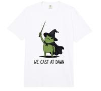 Nous lançons à l'aube Spooky Magic Frog Meme Witchcraft Witches Comfort Colors Adult Heavyweight T-Shirt