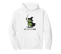 Nous lançons à l'aube Spooky Magic Frog Meme Witchcraft Witches Sweat à Capuche
