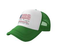 Nous, Le Peuple 1776, Sommes en colère, Chapeau Patriotique en Maille pour Hommes et Femmes, Casquette de Camionneur, Casquette de Baseball Noire