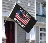 Nous, Le Peuple, Sommes En Colère. Garden Flag Couleurs Vives Drapeaux Solide Bannière Pour Extérieur Bar Fête 3X5Ft