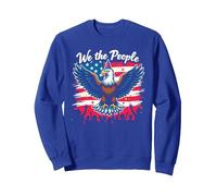 Nous, Les Gens, savons Comment Faire la fête Sweatshirt, Unisexe pour Adultes, Bleu Royal, L