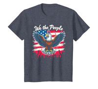 Nous, Les Gens, savons Comment Faire la fête T-Shirt, Enfant, Bleu Chiné, 10 Ans