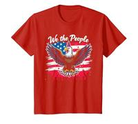 Nous, Les Gens, savons Comment Faire la fête T-Shirt, Enfant, Rouge, 6 Ans