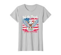 Nous, Les Gens, savons Comment Faire la fête T-Shirt, Femme, Argent, 3XL