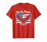 Nous, Les Gens, savons Comment Faire la fête T-Shirt, Homme, Rouge, XL