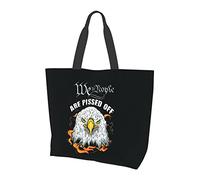 Nous les gens sommes énervés sac fourre-tout dames mignon sac à provisions grande capacité sac à bandoulière travail Fit mode sac à main organisateur