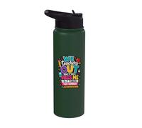 Nous, les professeurs, admettons que je me manque 67 fois le dernier jour d'école Stainless Steel Insulated Water Bottle