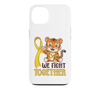 Nous luttons Ensemble Contre Le Cancer chez Les Enfants | Tiger Nurses Coque pour iPhone 13