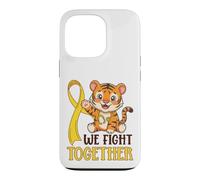 Nous luttons Ensemble Contre Le Cancer chez Les Enfants | Tiger Nurses Coque pour iPhone 13 Pro