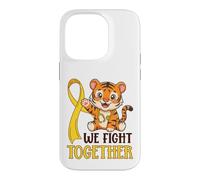 Nous luttons Ensemble Contre Le Cancer chez Les Enfants | Tiger Nurses Coque pour iPhone 14 Pro