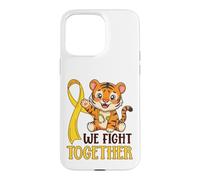 Nous luttons Ensemble Contre Le Cancer chez Les Enfants | Tiger Nurses Coque pour iPhone 15 Pro Max
