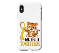Nous luttons Ensemble Contre Le Cancer chez Les Enfants | Tiger Nurses Coque pour iPhone X/XS