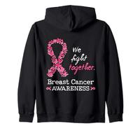 Nous luttons ensemble contre le cancer du sein, octobre rose Sweat à Capuche
