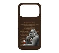Nous n’Avons Pas Choisi Le Silence - Art engagé du Gorille Coque pour iPhone 17 Pro