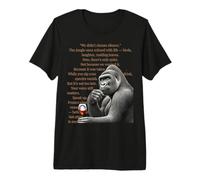 Nous n’Avons Pas Choisi Le Silence - Art engagé du Gorille T-Shirt Haut de Gamme