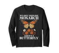 Nous n'avons Besoin Que d'un monarque et Son Papillon Manche Longue