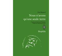 Nous n'avons qu'une seule terre
