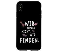 Nous ne cherchons Pas, Nous trouvons! Amusants Amateurs de Poules Coque pour iPhone XS Max