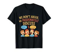 Nous ne discutons Pas avec Passion de l'équipe familiale T-Shirt