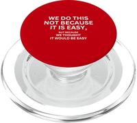 Nous ne Faisons Pas Cela Parce Que C'est Un Drapeau de Motivation Facile PopSockets PopGrip pour MagSafe