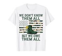 Nous ne Les connaissons Pas Tous, mais Nous Les devons Tous la journée des Anciens Combattants T-Shirt