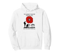 Nous ne Les connaissons Pas Tous, mais Nous Leur devons Tous des Coquelicots Rouges Sweat à Capuche