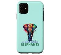 Nous ne méritons Pas Les éléphants Coque pour iPhone 11