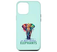 Nous ne méritons Pas Les éléphants Coque pour iPhone 12 Pro Max
